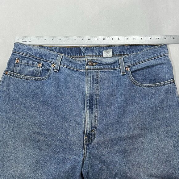 Vintage Levis 90’s Jeans Men Blue 550 Relaxed Fit Tapered Leg Denim Sz 40X30 USA - Picture 10 of 13
